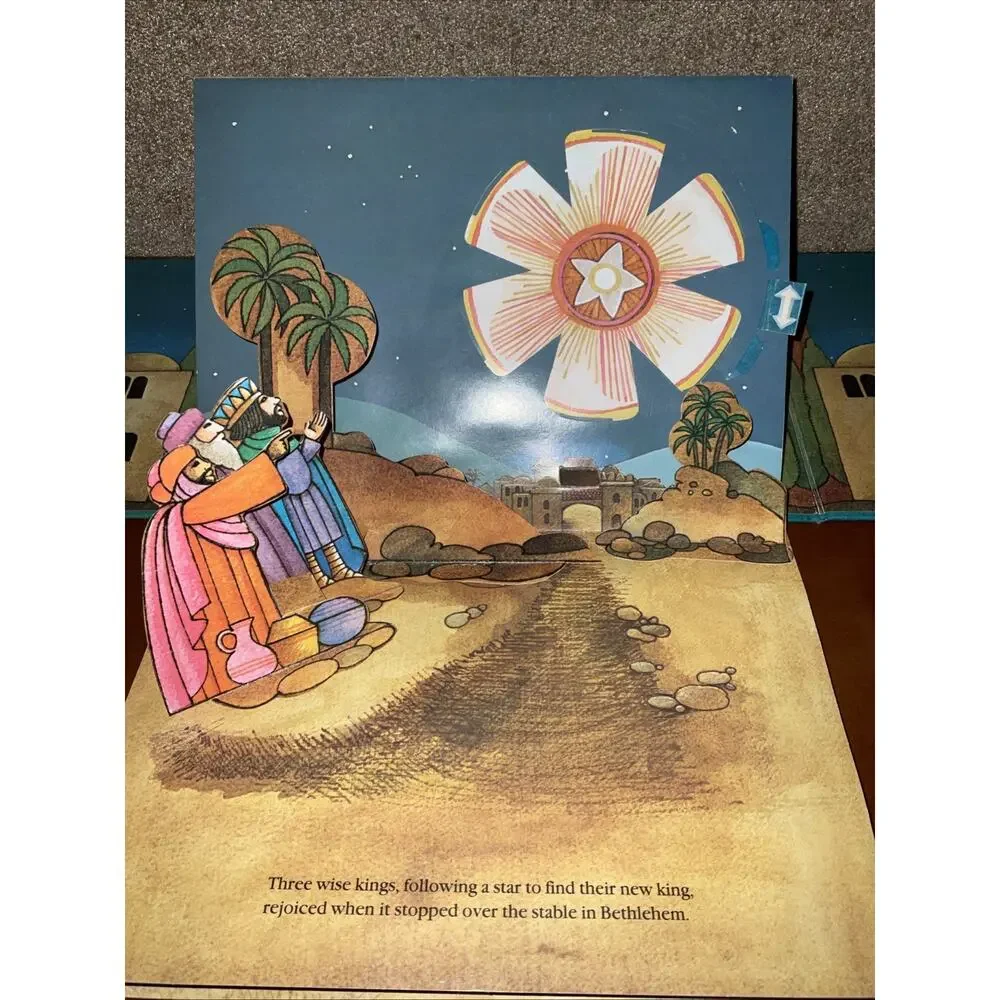 The First Christmas by Tomie de Paola 1984 Festive Pop-up Book. G. P. Putnam 3D